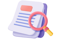 Document review illustration